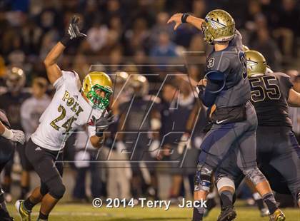 Thumbnail 1 in St. John Bosco vs. Long Beach Poly photogallery.