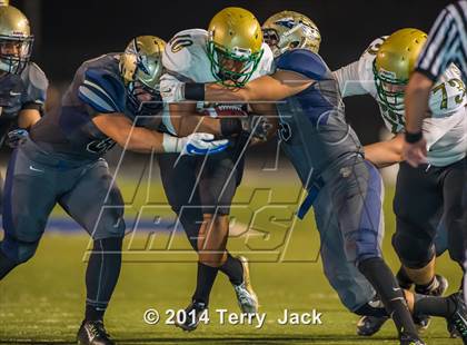 Thumbnail 3 in St. John Bosco vs. Long Beach Poly photogallery.