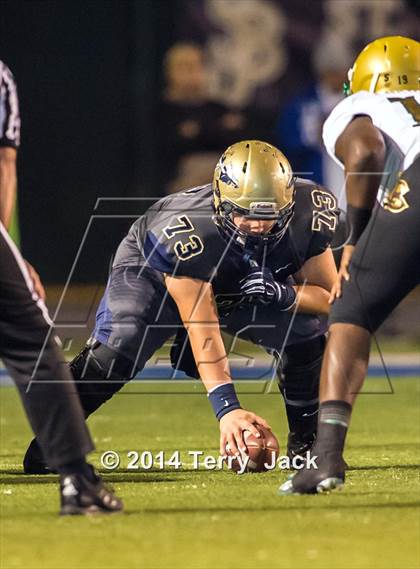 Thumbnail 1 in St. John Bosco vs. Long Beach Poly photogallery.