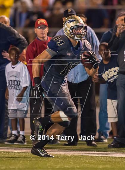 Thumbnail 1 in St. John Bosco vs. Long Beach Poly photogallery.