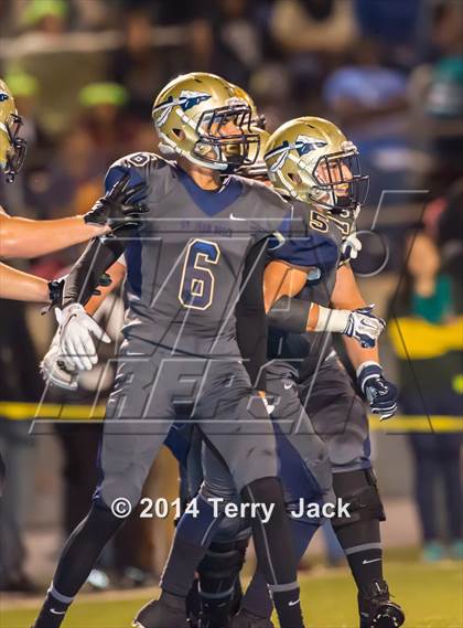 Thumbnail 2 in St. John Bosco vs. Long Beach Poly photogallery.