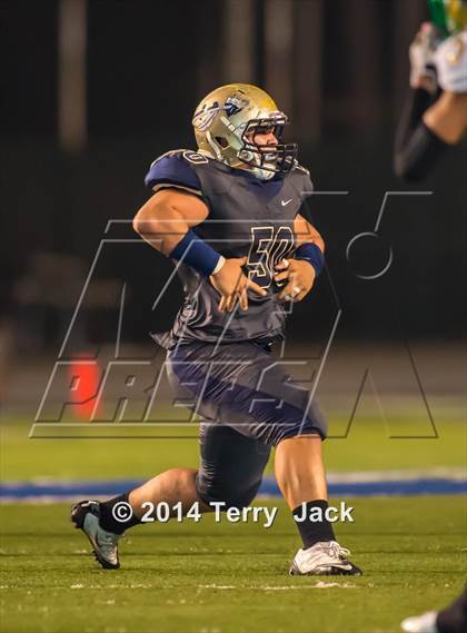 Thumbnail 2 in St. John Bosco vs. Long Beach Poly photogallery.