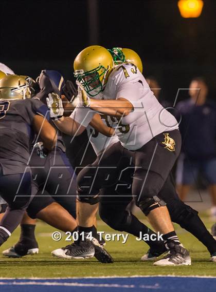 Thumbnail 2 in St. John Bosco vs. Long Beach Poly photogallery.
