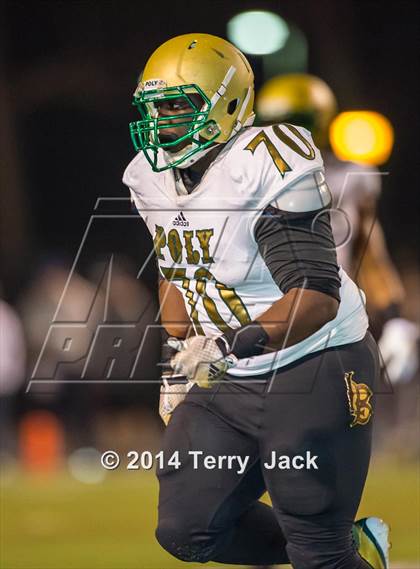 Thumbnail 3 in St. John Bosco vs. Long Beach Poly photogallery.