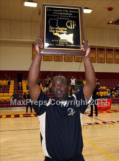Thumbnail 2 in Animo South Los Angeles vs. View Park (CIF LA City Section Final) photogallery.