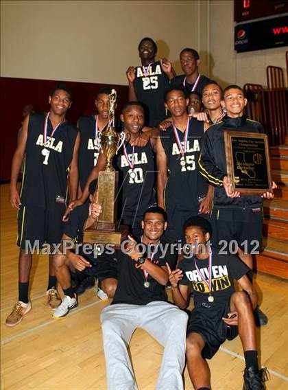 Thumbnail 2 in Animo South Los Angeles vs. View Park (CIF LA City Section Final) photogallery.