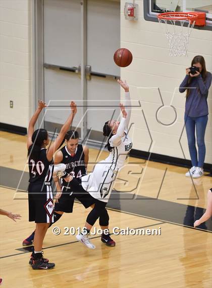 Thumbnail 2 in Churchill vs Reagan [Ronald] (Blossom Athletic Center) photogallery.