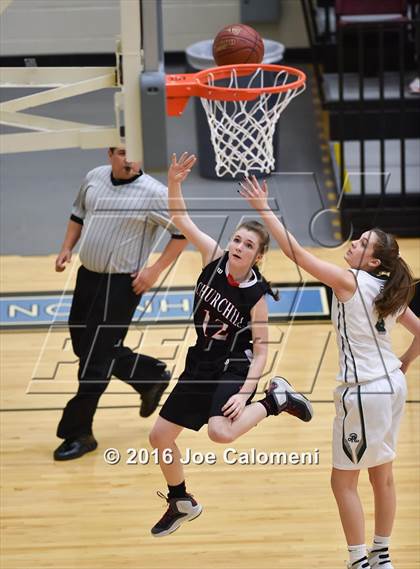 Thumbnail 1 in Churchill vs Reagan [Ronald] (Blossom Athletic Center) photogallery.