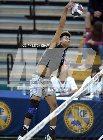 Thumbnail 2 in Clovis vs. Notre Dame (SO) (CIF SoCal Regional D2 Final) photogallery.