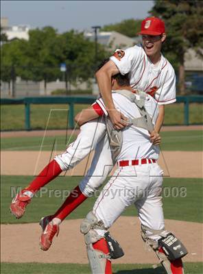 Thumbnail 1 in Buhach Colony vs. Jesuit (CIF SJS D1 Final - Game 3) photogallery.