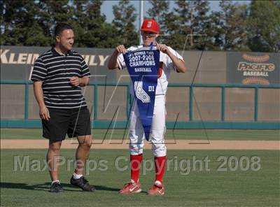 Thumbnail 2 in Buhach Colony vs. Jesuit (CIF SJS D1 Final - Game 3) photogallery.