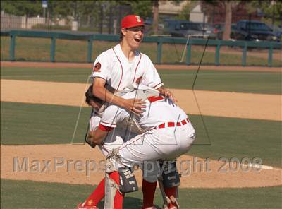 Thumbnail 3 in Buhach Colony vs. Jesuit (CIF SJS D1 Final - Game 3) photogallery.