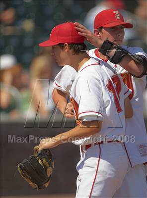 Thumbnail 2 in Buhach Colony vs. Jesuit (CIF SJS D1 Final - Game 3) photogallery.