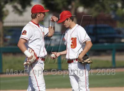 Thumbnail 2 in Buhach Colony vs. Jesuit (CIF SJS D1 Final - Game 3) photogallery.