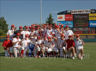 Thumbnail 3 in Buhach Colony vs. Jesuit (CIF SJS D1 Final - Game 3) photogallery.