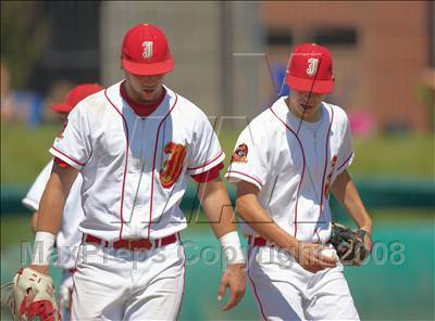 Thumbnail 2 in Buhach Colony vs. Jesuit (CIF SJS D1 Final - Game 3) photogallery.