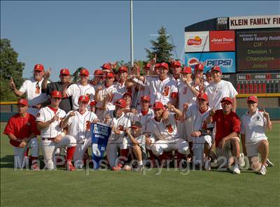 Thumbnail 2 in Buhach Colony vs. Jesuit (CIF SJS D1 Final - Game 3) photogallery.