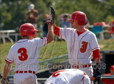 Thumbnail 3 in Buhach Colony vs. Jesuit (CIF SJS D1 Final - Game 3) photogallery.