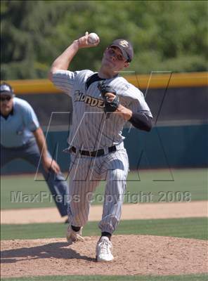 Thumbnail 2 in Buhach Colony vs. Jesuit (CIF SJS D1 Final - Game 3) photogallery.
