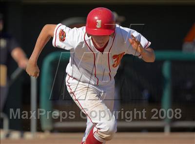 Thumbnail 2 in Buhach Colony vs. Jesuit (CIF SJS D1 Final - Game 3) photogallery.