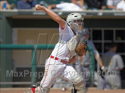 Thumbnail 2 in Buhach Colony vs. Jesuit (CIF SJS D1 Final - Game 3) photogallery.