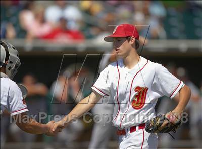 Thumbnail 3 in Buhach Colony vs. Jesuit (CIF SJS D1 Final - Game 3) photogallery.