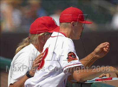 Thumbnail 2 in Buhach Colony vs. Jesuit (CIF SJS D1 Final - Game 3) photogallery.