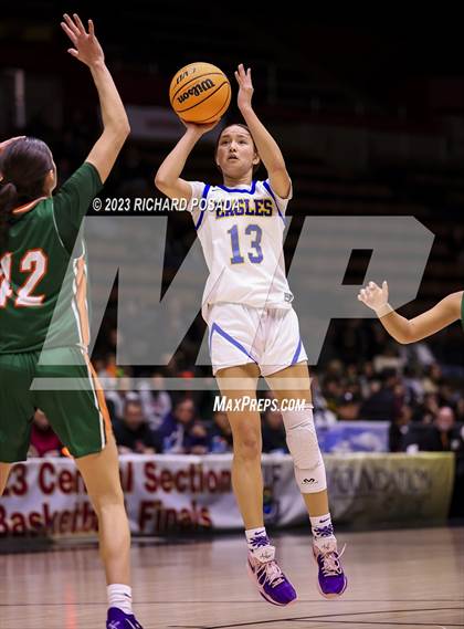 Thumbnail 2 in Porterville @ Bakersfield Christian (CIF CS DIII Championship) photogallery.