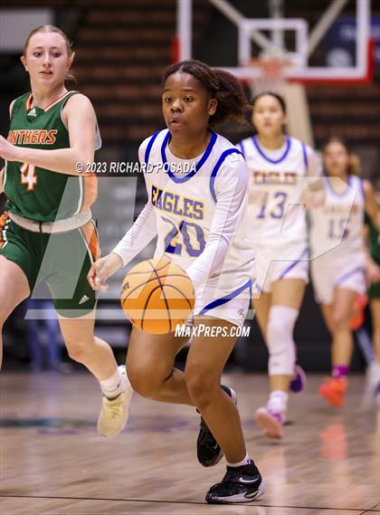 Thumbnail 3 in Porterville @ Bakersfield Christian (CIF CS DIII Championship) photogallery.