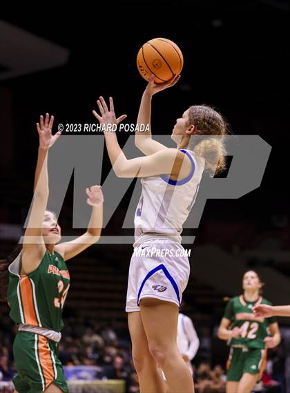 Thumbnail 1 in Porterville @ Bakersfield Christian (CIF CS DIII Championship) photogallery.