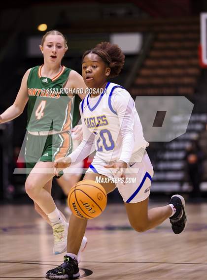 Thumbnail 1 in Porterville @ Bakersfield Christian (CIF CS DIII Championship) photogallery.