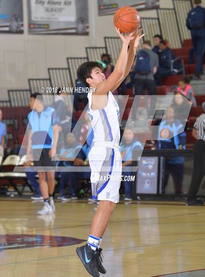 Thumbnail 3 in Dana Hills vs Canyon Springs (Rancho Mirage Holiday Invitational) photogallery.