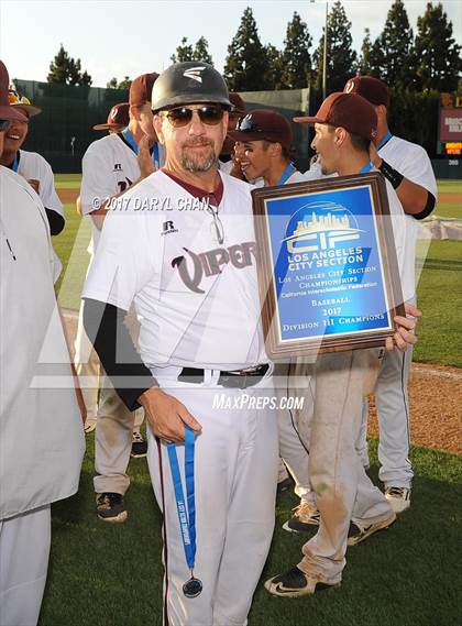 Thumbnail 2 in Valley Academy of Arts & Sciences vs. Sherman Oaks CES (CIF LACS D3 Final) photogallery.