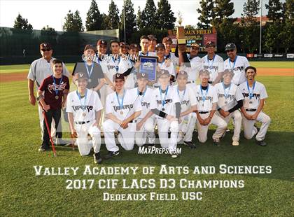 Thumbnail 1 in Valley Academy of Arts & Sciences vs. Sherman Oaks CES (CIF LACS D3 Final) photogallery.