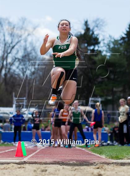 Thumbnail 3 in Kingston Tiger Relays (Girls Long & Triple Jump) photogallery.