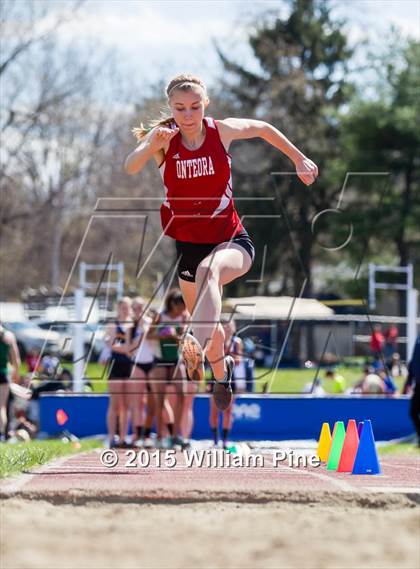 Thumbnail 2 in Kingston Tiger Relays (Girls Long & Triple Jump) photogallery.