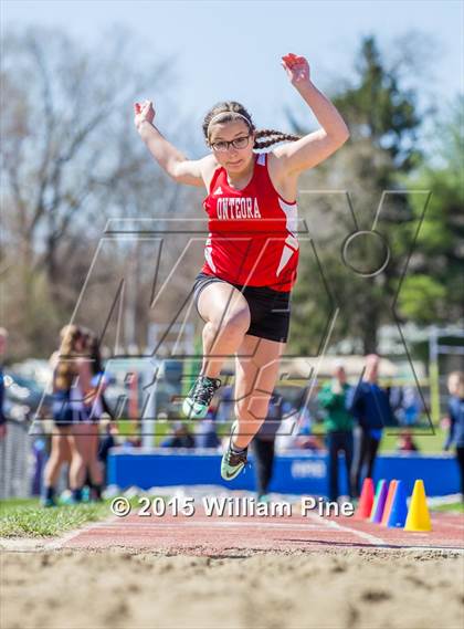 Thumbnail 2 in Kingston Tiger Relays (Girls Long & Triple Jump) photogallery.