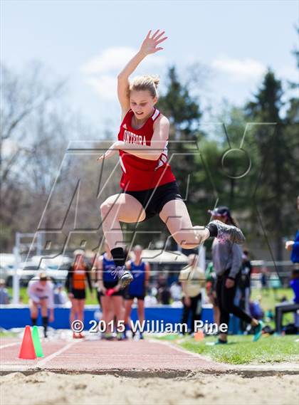 Thumbnail 1 in Kingston Tiger Relays (Girls Long & Triple Jump) photogallery.