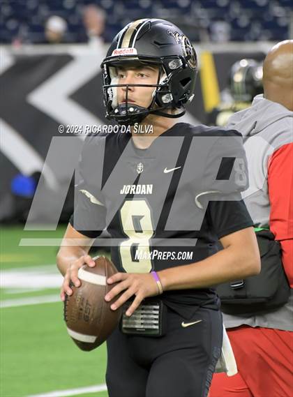 Thumbnail 3 in Jordan vs. Summer Creek (UIL 6A Division 2 Football Region 3 Regional) photogallery.