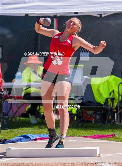 Thumbnail 2 in CHSAA 5A State Championships (Shotput Final) photogallery.