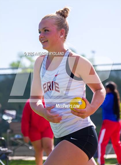 Thumbnail 2 in CHSAA 5A State Championships (Shotput Final) photogallery.