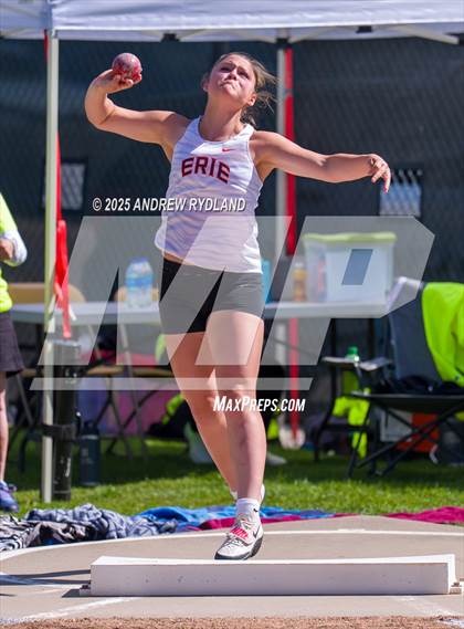 Thumbnail 3 in CHSAA 5A State Championships (Shotput Final) photogallery.