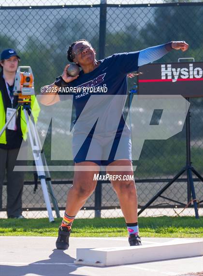 Thumbnail 3 in CHSAA 5A State Championships (Shotput Final) photogallery.