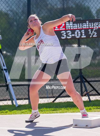 Thumbnail 2 in CHSAA 5A State Championships (Shotput Final) photogallery.
