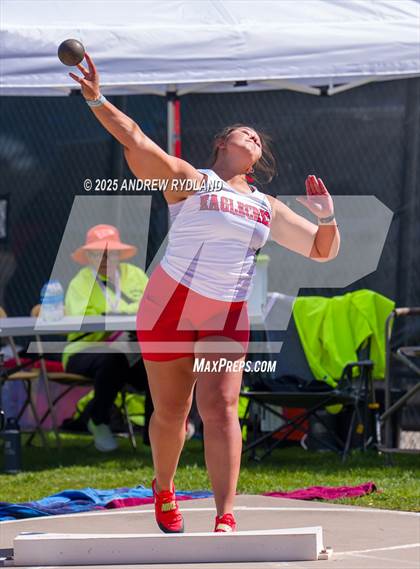 Thumbnail 2 in CHSAA 5A State Championships (Shotput Final) photogallery.