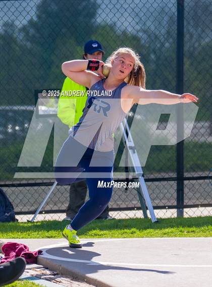 Thumbnail 2 in CHSAA 5A State Championships (Shotput Final) photogallery.
