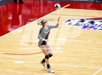 Thumbnail 2 in Fayetteville vs. Sulphur Bluff (UIL Volleyball 1A Semi-Finals) photogallery.