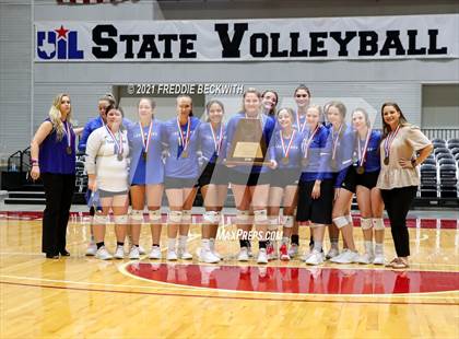 Thumbnail 2 in Fayetteville vs. Sulphur Bluff (UIL Volleyball 1A Semi-Finals) photogallery.