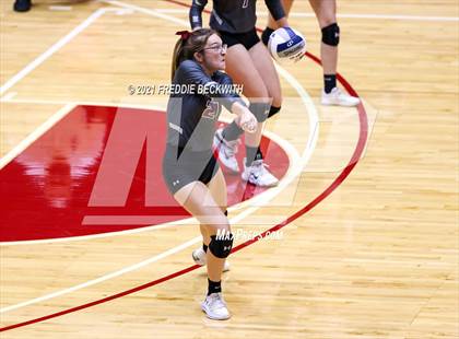 Thumbnail 1 in Fayetteville vs. Sulphur Bluff (UIL Volleyball 1A Semi-Finals) photogallery.