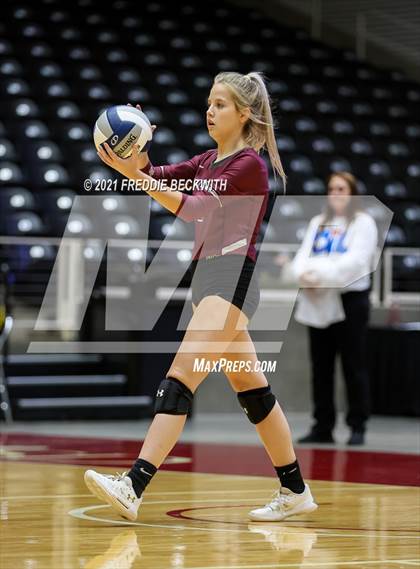 Thumbnail 2 in Fayetteville vs. Sulphur Bluff (UIL Volleyball 1A Semi-Finals) photogallery.